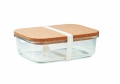 Lunchbox Glas mit Kork, Transparent