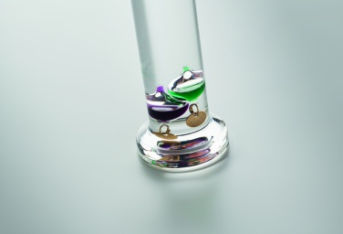 Logotrade Geschäftsgeschenke das Foto: Galileo Thermometer Glas 28cm