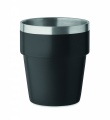 Doppelwandiger Trinkbecher 250 ml, Schwarz