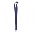 Lanyard RPET 20mm, Blau