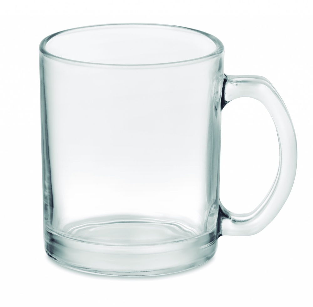 Logotrade Firmengeschenke das Foto: Kaffeebecher aus Glas 300 ml