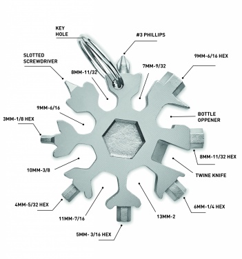 Logotrade Geschäftsgeschenke das Foto: Multitool aus Edelstahl