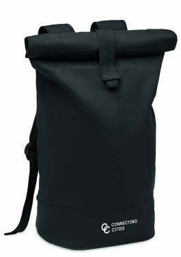 Logotrade Geschäftsgeschenke das Foto: Rolltop-Rucksack Canvas