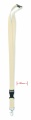 Lanyard Baumwolle 20mm, Beige