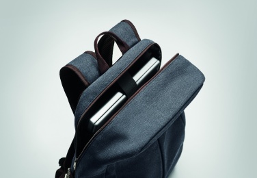 Logotrade Werbeartikel das Foto: Laptop Rucksack Canvas