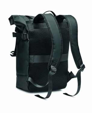 Logotrade Geschäftsgeschenke das Foto: Rolltop-Rucksack 50C-Plane