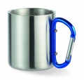 Trinkbecher mit Karabiner, Blau