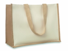 Jute/Canvas Shopper