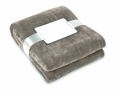 Flanell Fleece-Decke, Khaki