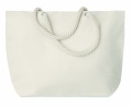 Strandtasche mit Kordelgriff, Beige