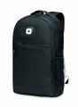 RPET Rucksack mit COB, Schwarz