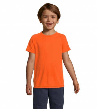 Logotrade Werbegeschenke das Foto: SPORTY KINDERT-SHIRT 140g