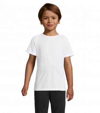 Logotrade Werbegeschenke das Foto: SPORTY KINDERT-SHIRT 140g