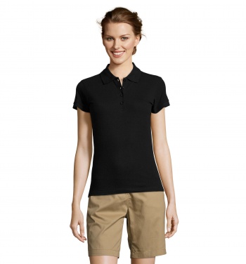 Logotrade Logogeschenke das Foto: PEOPLE DAMEN POLO 210g