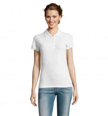 Logotrade Logogeschenke das Foto: PEOPLE DAMEN POLO 210g