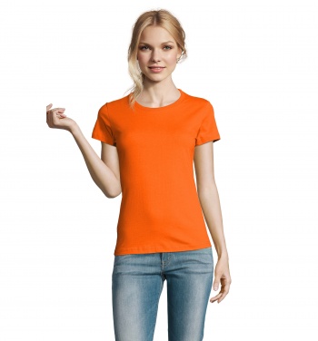 Logotrade Werbeartikel das Foto: IMPERIAL WOMEN T-Shirt 190g