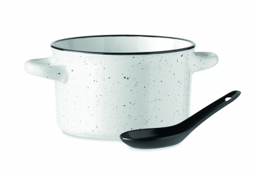 Logotrade Logogeschenke das Foto: Vintage-Bowl Keramik 550 ml