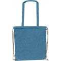 Tasche aus recycelter Baumwolle ADDISON, Blau