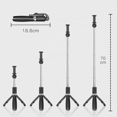 Logotrade Werbegeschenke das Foto: Selfie-Stick mit Stativ, K06