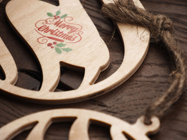 Logotrade Logogeschenke das Foto: Weihnachtsdekoration aus Holz 1856121