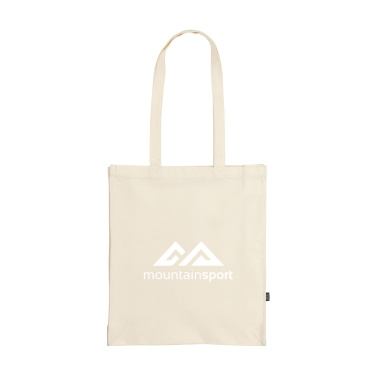 Logotrade Werbeartikel das Foto: Solide Tasche aus GRS Recycling-Canvas (340 g/m²)