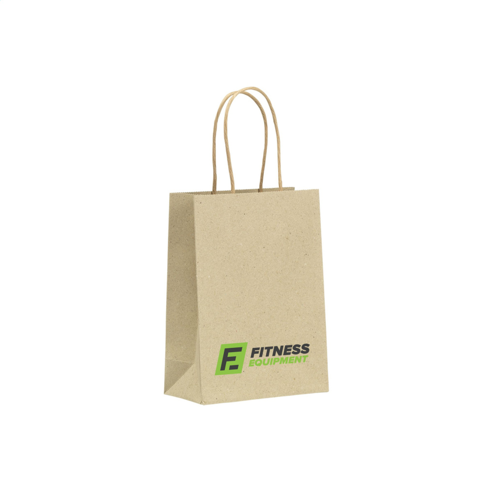 Logotrade Logogeschenke das Foto: Leaf It Bag recyceltes Graspapier (120 g/m²) S