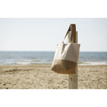 Logotrade werbemittel das Foto: Strandtasche Cancun aus Bio-Baumwolle (320 g/m²)