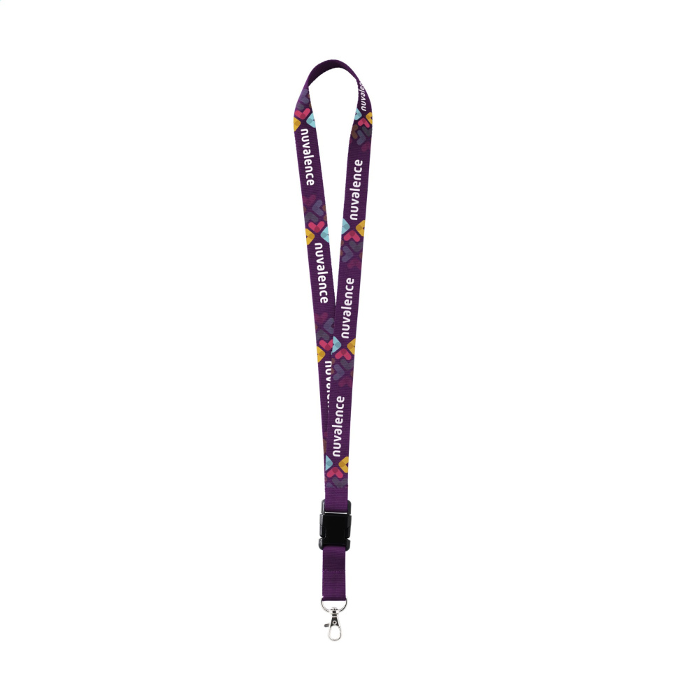 Logotrade Geschäftsgeschenke das Foto: Lanyard Sublimation Buckle Schlüsselband 20 mm