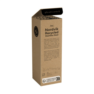 Logotrade Werbeartikel das Foto: Nordvik RCS Recycled Steel 500 ml Trinkflasche