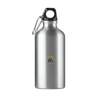 Logotrade Geschäftsgeschenke das Foto: AluMini GRS Recycled 500 ml Wasserflasche