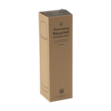 Logotrade Firmengeschenke das Foto: Thermotop Midi RCS Recycled Steel 500 ml Thermoflasche