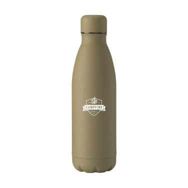 Logotrade Werbegeschenke das Foto: Topflask Premium RCS Trinkflasche aus recyceltem Stahl