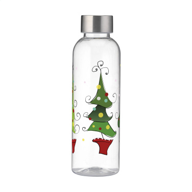 Logotrade Firmengeschenke das Foto: Senga GRS RPET Flasche 500 ml X-Mas