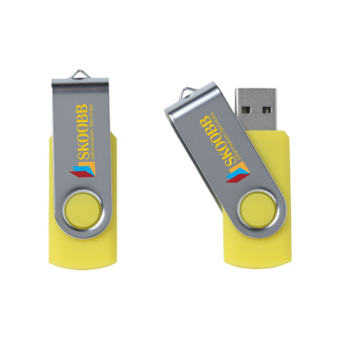 Logotrade Geschäftsgeschenke das Foto: USB-Twist 64 GB