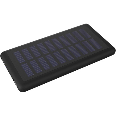 Logotrade Logogeschenke das Foto: SCX.design P30 8000 mAh Solar Powerbank mit Leuchtlogo