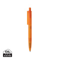 X3 Frosted-Pen aus GRS recyceltem PC, orange