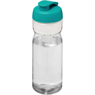 Logotrade Werbegeschenke das Foto: H2O Active® Eco Base 650 ml Sportflasche mit Klappdeckel