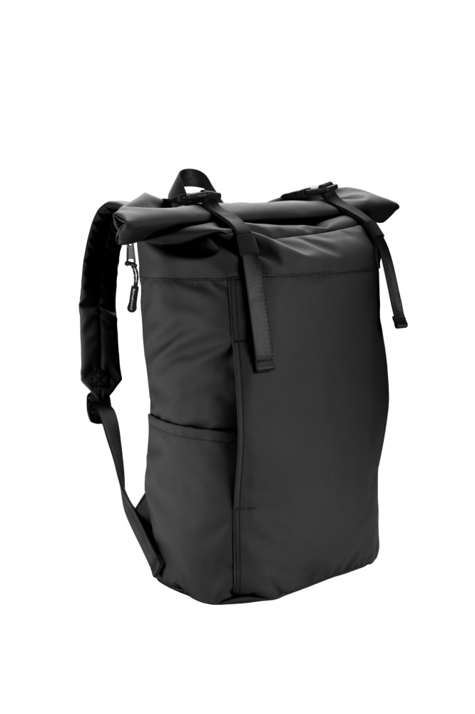 Logotrade Werbegeschenke das Foto: Rolltop-Rucksack PEKTUSAN Schwarzwolf