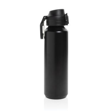 Logotrade werbemittel das Foto: Via RCS Re-Steel Sportflasche mit Verschluss, 600ml