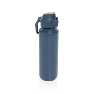 Logotrade Geschäftsgeschenke das Foto: Via RCS Re-Steel Sportflasche mit Verschluss, 600ml