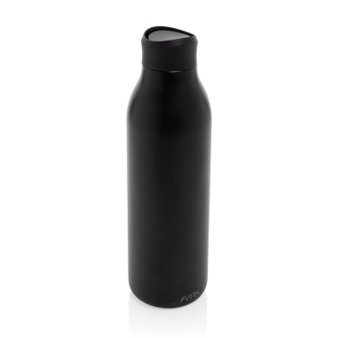 Logotrade Werbeartikel das Foto: Avira Alok 600ml Wasserflasche aus RCS rec. 360 Stahl