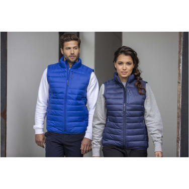 Logotrade Geschäftsgeschenke das Foto: Pallas GRS recycelter wattierter Bodywarmer für Herren