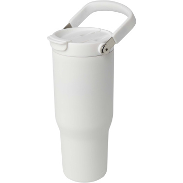 Logotrade werbemittel das Foto: Bronx 900 ml RCS-zertifizierter Kupfer-Vakuum Isolierbecher aus Edelstahl mit Doppelfunktionsdeckel