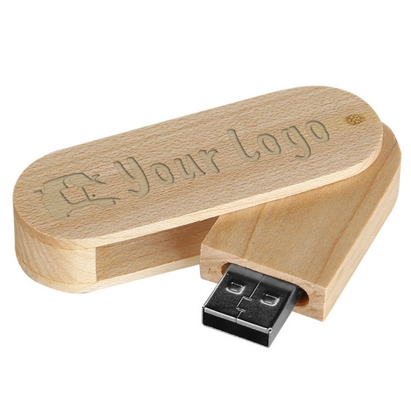 Logotrade Werbeartikel das Foto: USB-Stick aus Holz