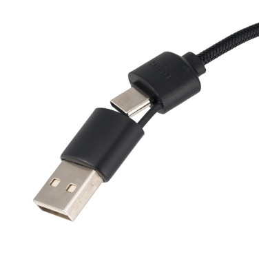 Logotrade Firmengeschenke das Foto: Großes Kabel 4in1 mit beleuchtetem Logo - i5w