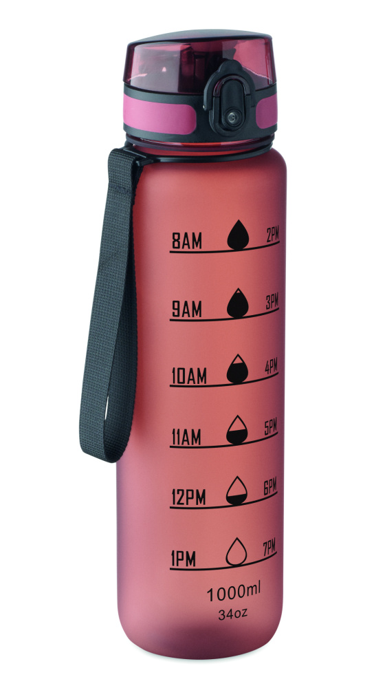 Logotrade Logogeschenke das Foto: Sport-Trinkflasche RPET 1L