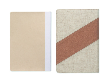 Logotrade Logogeschenke das Foto: A5-Notizbuch mit 15W-Ladegerät