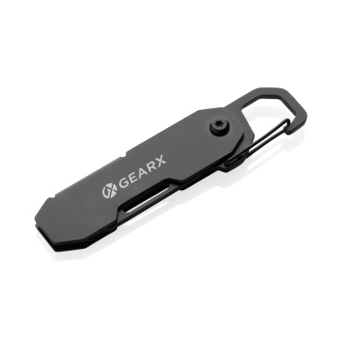 Logotrade Logogeschenke das Foto: Gear X faltbares EDC-Werkzeug mit Karabinerhaken