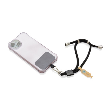 Logotrade werbemittel das Foto: CarryLoop verstellbares Handy-Armband aus RCS rec. PET