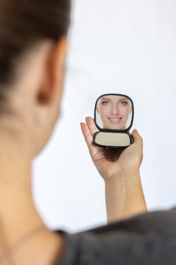 Logotrade Firmengeschenke das Foto: Reflecta Make-Up Spiegel aus RCS rec. ABS